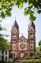 St lutwinus church in spring, mettlach saarland