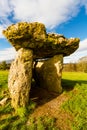 St Lythans Burial Chamber, South Wales Royalty Free Stock Photo