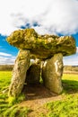 St Lythans Burial Chamber, South Wales Royalty Free Stock Photo