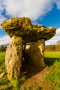 St Lythans Burial Chamber, South Wales Royalty Free Stock Photo