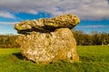 St Lythans Burial Chamber, South Wales Royalty Free Stock Photo