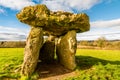 St Lythans Burial Chamber, South Wales Royalty Free Stock Photo