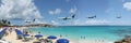 St. Maarten Airport Royalty Free Stock Photo