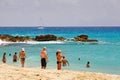 St. Maarten Maho Bay Beach Royalty Free Stock Photo