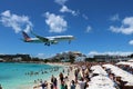 St. Maarten Maho Beach plane landing