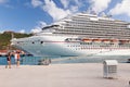 St. Maarten port in the Caribbean