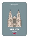 St Machar Cathedral in Aberdeen, UK. Architectural symbols of European cities