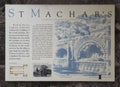 St Machar Cathedral sign in Aberdeen