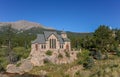 St. Malo's chapel in Allenspark near Rocky Mountains National Pa Royalty Free Stock Photo