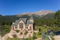 St. Malo`s chapel in Allenspark near Rocky Mountains National Pa Royalty Free Stock Photo