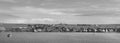 St Margaret Hope harbor panoramic view in Orkney. Scotland. UK Royalty Free Stock Photo