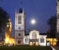 St Margaret's Church, Westminster London at night