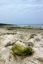 St Marguerite on sea,  Somme Bay France, xxL pebbles Seine-Maritime France. Royalty Free Stock Photo