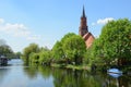 St. Marien Andreas Church of Ratheow in springtime Germany Royalty Free Stock Photo