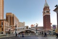 St Mark Campanile, Venetian Resort hotel and casino on the Las Vegas Strip in Las Vegas Royalty Free Stock Photo
