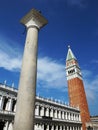 St. Mark's bell tower, Venice Royalty Free Stock Photo