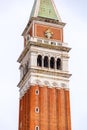 St Mark`s Campanile in Venice, Italy Royalty Free Stock Photo