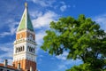 St Mark`s Campanile at Piazza San Marco in Venice, Italy Royalty Free Stock Photo