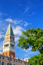 St Mark`s Campanile at Piazza San Marco in Venice, Italy Royalty Free Stock Photo