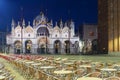 St. Mark`s Cathedral in San Marco square in Venice, Italy Royalty Free Stock Photo