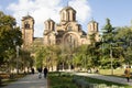 St. Mark's Church on Tasmajdan in Belgrade Royalty Free Stock Photo
