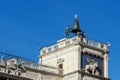 St Mark`s Clock tower or Torre dell`Orologio in Piazza San Marco. Venice. Italy Royalty Free Stock Photo