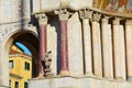 St. Mark`s Square basilica, details, Venice, Italy Royalty Free Stock Photo