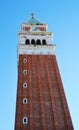 St. Mark`s Square, bell tower, Venice, Italy Royalty Free Stock Photo