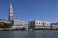 St Mark`s Square - Campanile - Venice - Italy Royalty Free Stock Photo