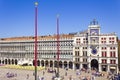 St Mark square historical landmarks view Venice Italy