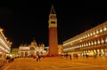 St Mark square at night