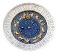 St Marks Astronomical Clock Isolated Royalty Free Stock Photo