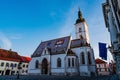 St. Marks church with its famous roof