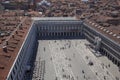 St Marks Square In Venice From above