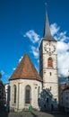 St.Martin Church in Chur, the oldest town of Switzerland Royalty Free Stock Photo