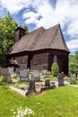 St Martin church, village Zarova near Velke Losiny, Jeseniky mountains, Czech republic Royalty Free Stock Photo