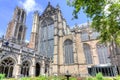 St. Martin`s Cathedral on Central square, Utrecht, Netherlands Royalty Free Stock Photo