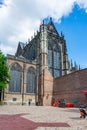 St. Martin`s Cathedral on central square, Utrecht, Netherlands Royalty Free Stock Photo