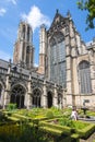 St. Martin`s Cathedral and Dom tower, Utrecht, Netherlands Royalty Free Stock Photo