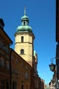 St. Martin`s Church. Warsaw Old Town. Poland Royalty Free Stock Photo