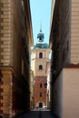 St. Martin`s Church. Warsaw Old Town. Poland Royalty Free Stock Photo