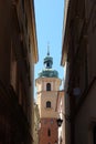 St. Martin`s Church. Warsaw Old Town. Poland Royalty Free Stock Photo