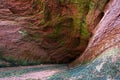 St.Martins caves in New Brunswick