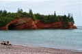 St.Martins caves in New Brunswick