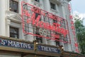 St Martins Theatre in London showing Agatha Christies The Mousetrap Royalty Free Stock Photo