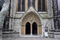 St Mary Abbots is a church located on Kensington High Street Royalty Free Stock Photo