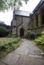 St Mary Abbots is a church located on Kensington High Street Royalty Free Stock Photo