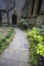 St Mary Abbots is a church located on Kensington High Street Royalty Free Stock Photo