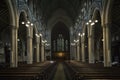 St Mary Abbots Church, The Parish Church of Kensington, London Royalty Free Stock Photo