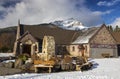 St. Mary Catholic Church in Banff Alberta Canada Royalty Free Stock Photo